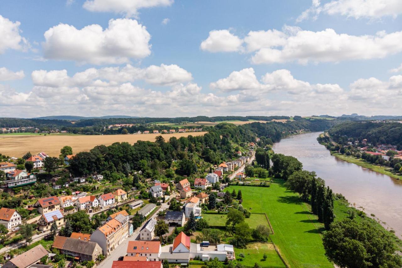 Elbpension & Ferienwohnung Saechsische Schweiz Pirna Exteriér fotografie